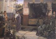 Alma-Tadema, Sir Lawrence The Flower Market (mk23) oil painting picture wholesale